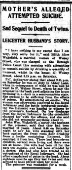The Leicester Mail 13 Jul 1914 Edith Alice Preston